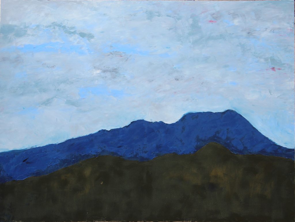 ORGAN MOUNTAINS. 30" x 40". Oil on canvas.