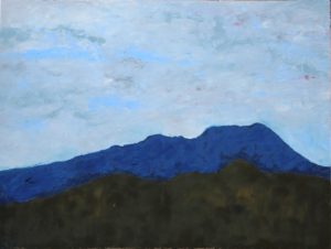 ORGAN MOUNTAINS. 30" x 40". Oil on canvas.